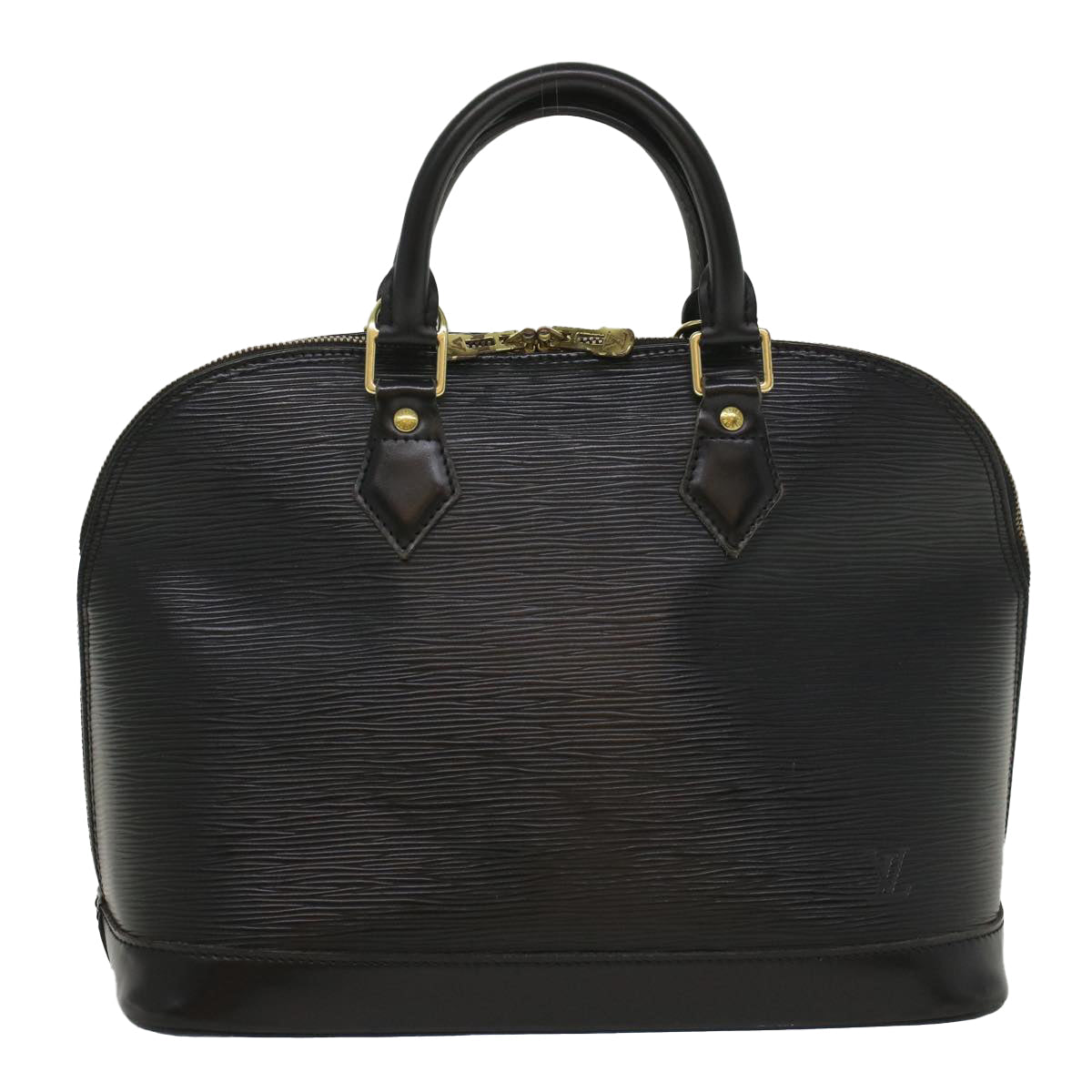 LOUIS VUITTON Epi Alma Hand Bag Black M52142 LV 55313