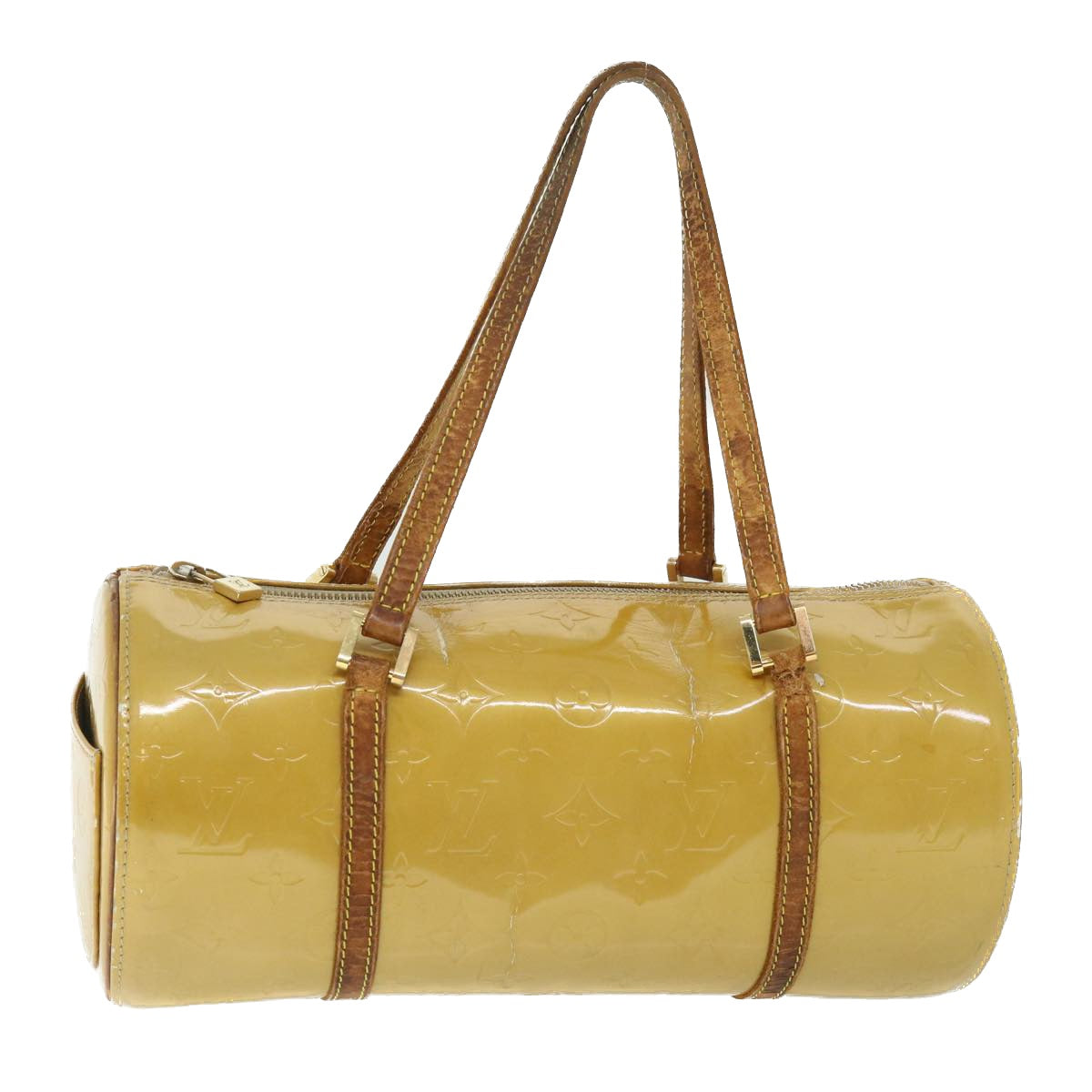 LOUIS VUITTON Monogram Vernis Bedford Hand Bag Beige M91006 LV 55318