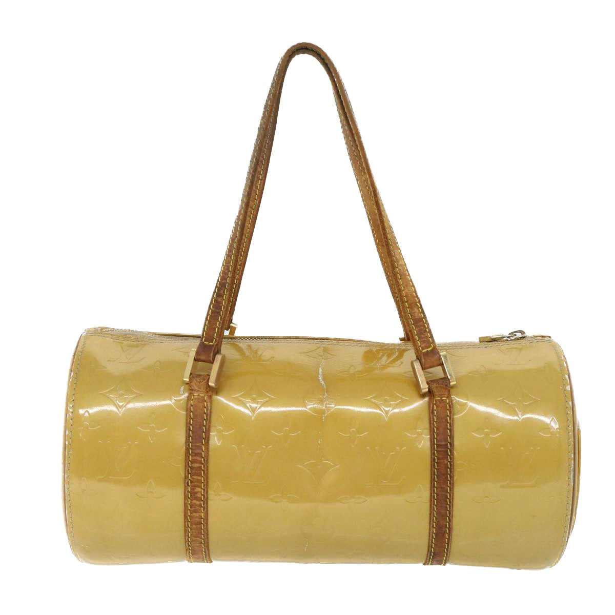 LOUIS VUITTON Monogram Vernis Bedford Hand Bag Beige M91006 LV 55318