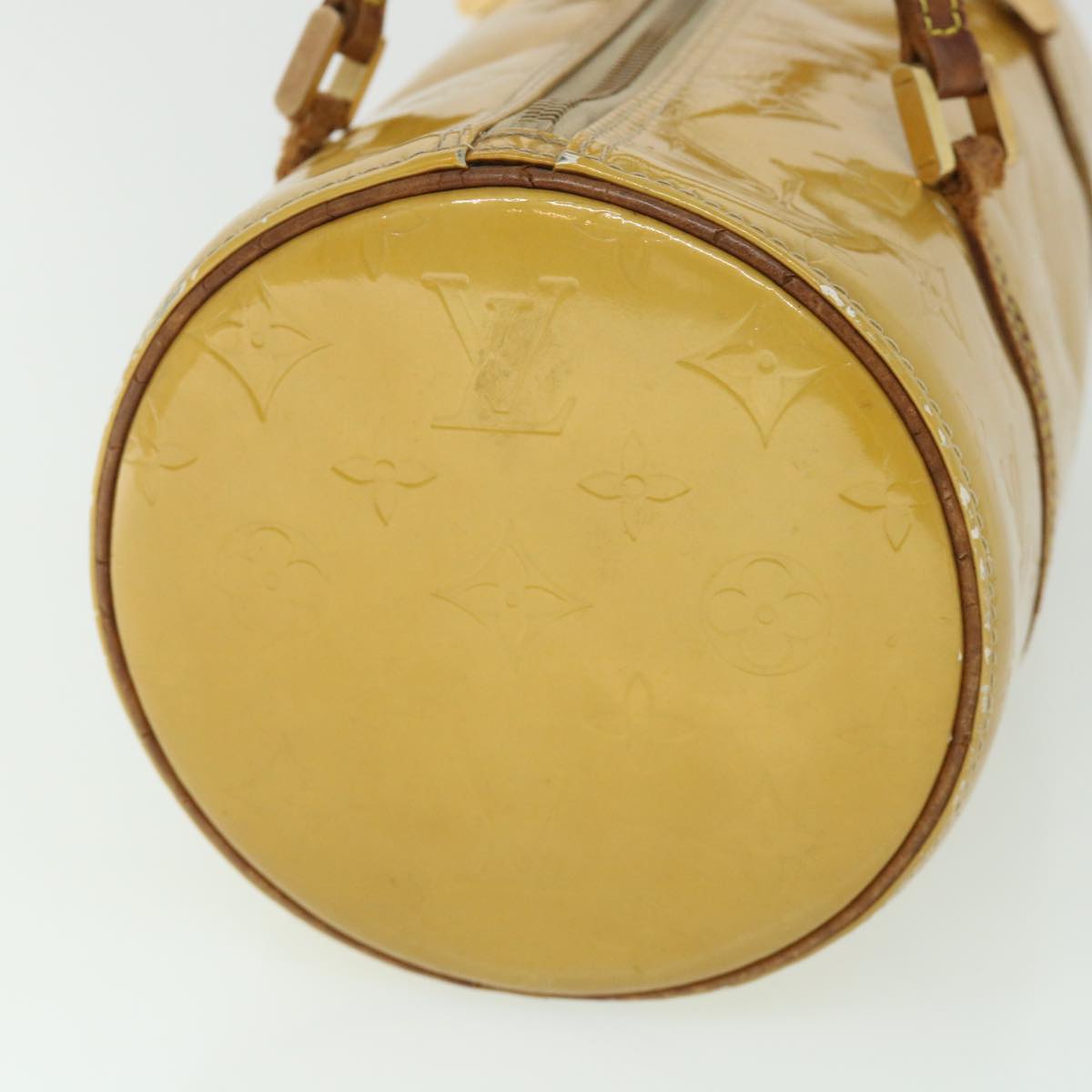 LOUIS VUITTON Monogram Vernis Bedford Hand Bag Beige M91006 LV 55318