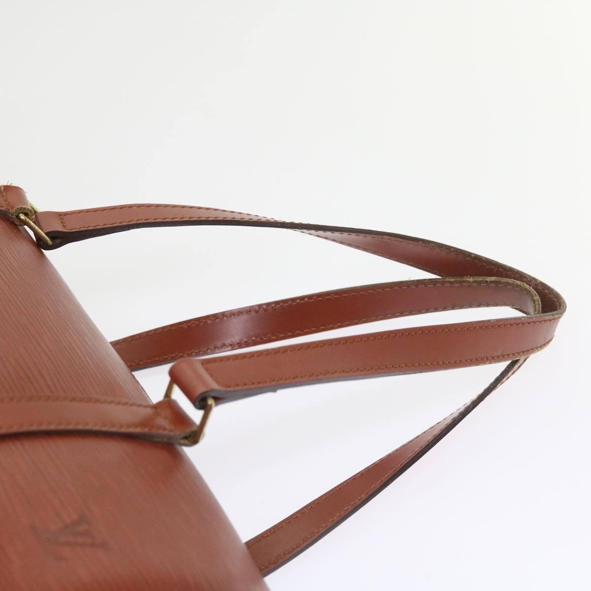 LOUIS VUITTON Epi Soufflot Hand Bag Brown M52223 LV 55319