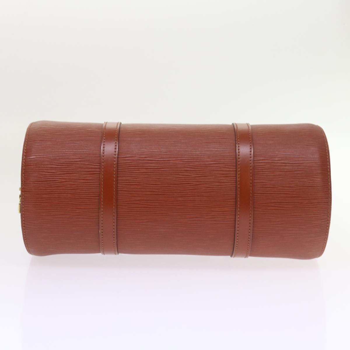 LOUIS VUITTON Epi Soufflot Hand Bag Brown M52223 LV 55319