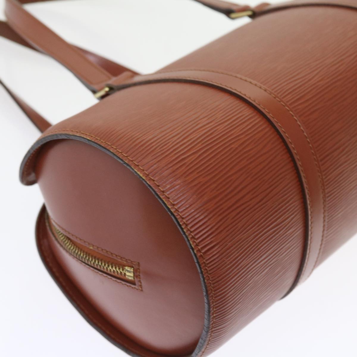 LOUIS VUITTON Epi Soufflot Hand Bag Brown M52223 LV 55319