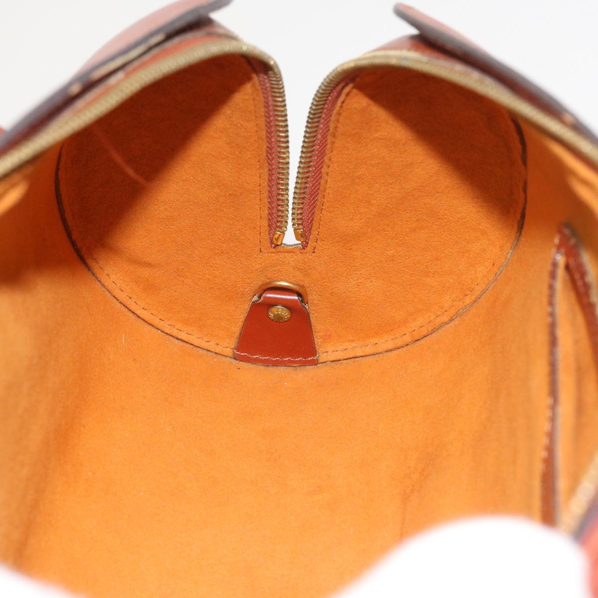 LOUIS VUITTON Epi Soufflot Hand Bag Brown M52223 LV 55319