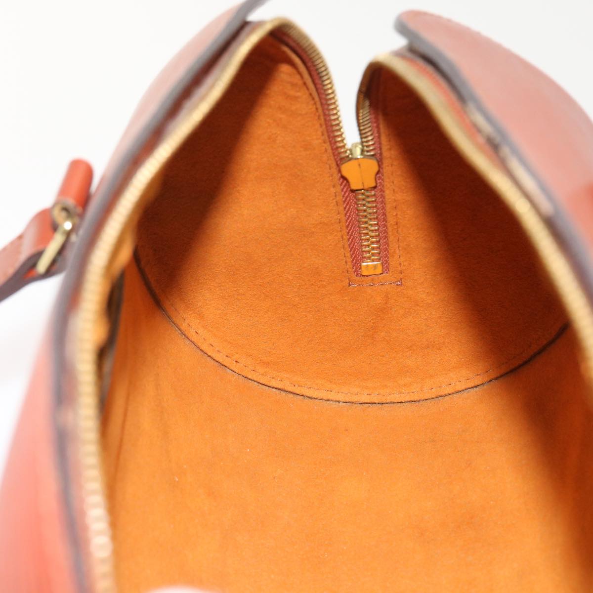 LOUIS VUITTON Epi Soufflot Hand Bag Brown M52223 LV 55319