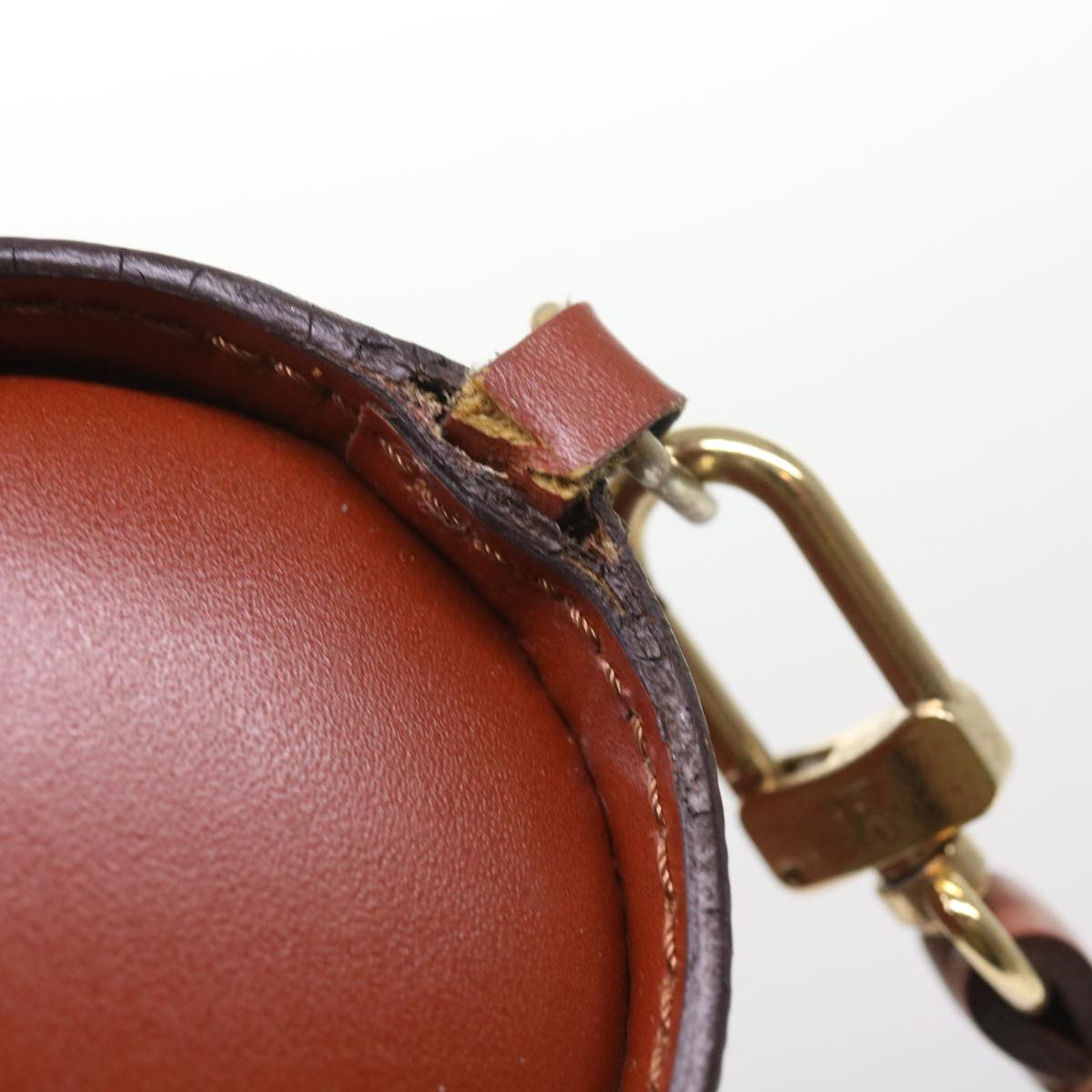 LOUIS VUITTON Epi Soufflot Hand Bag Brown M52223 LV 55319