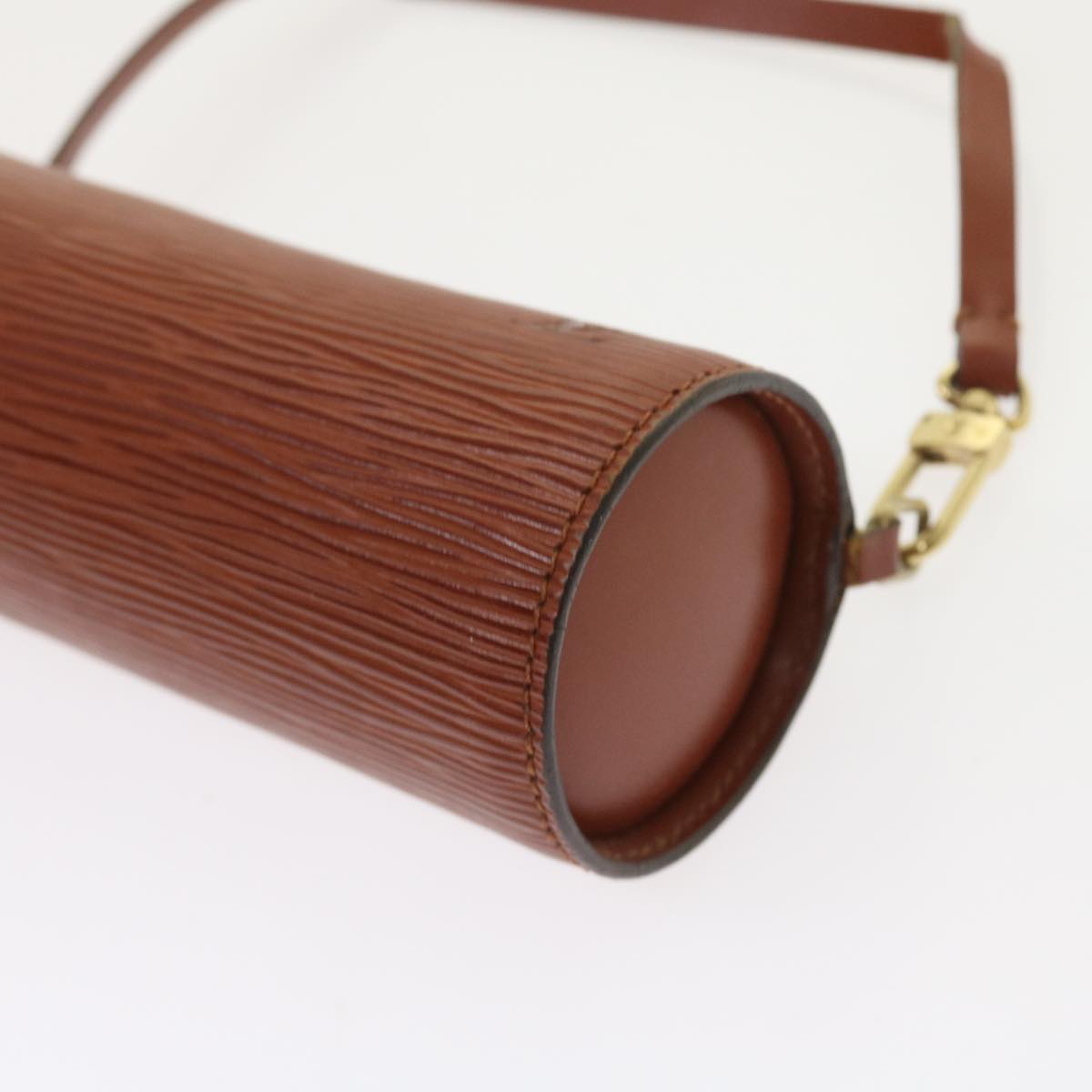 LOUIS VUITTON Epi Soufflot Hand Bag Brown M52223 LV 55319