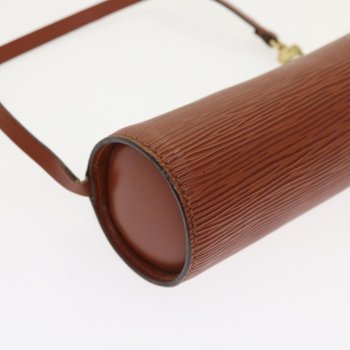 LOUIS VUITTON Epi Soufflot Hand Bag Brown M52223 LV 55319
