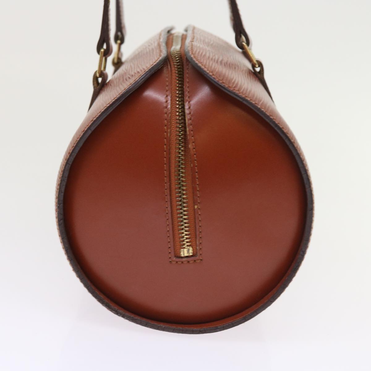 LOUIS VUITTON Epi Soufflot Hand Bag Brown M52223 LV 55319
