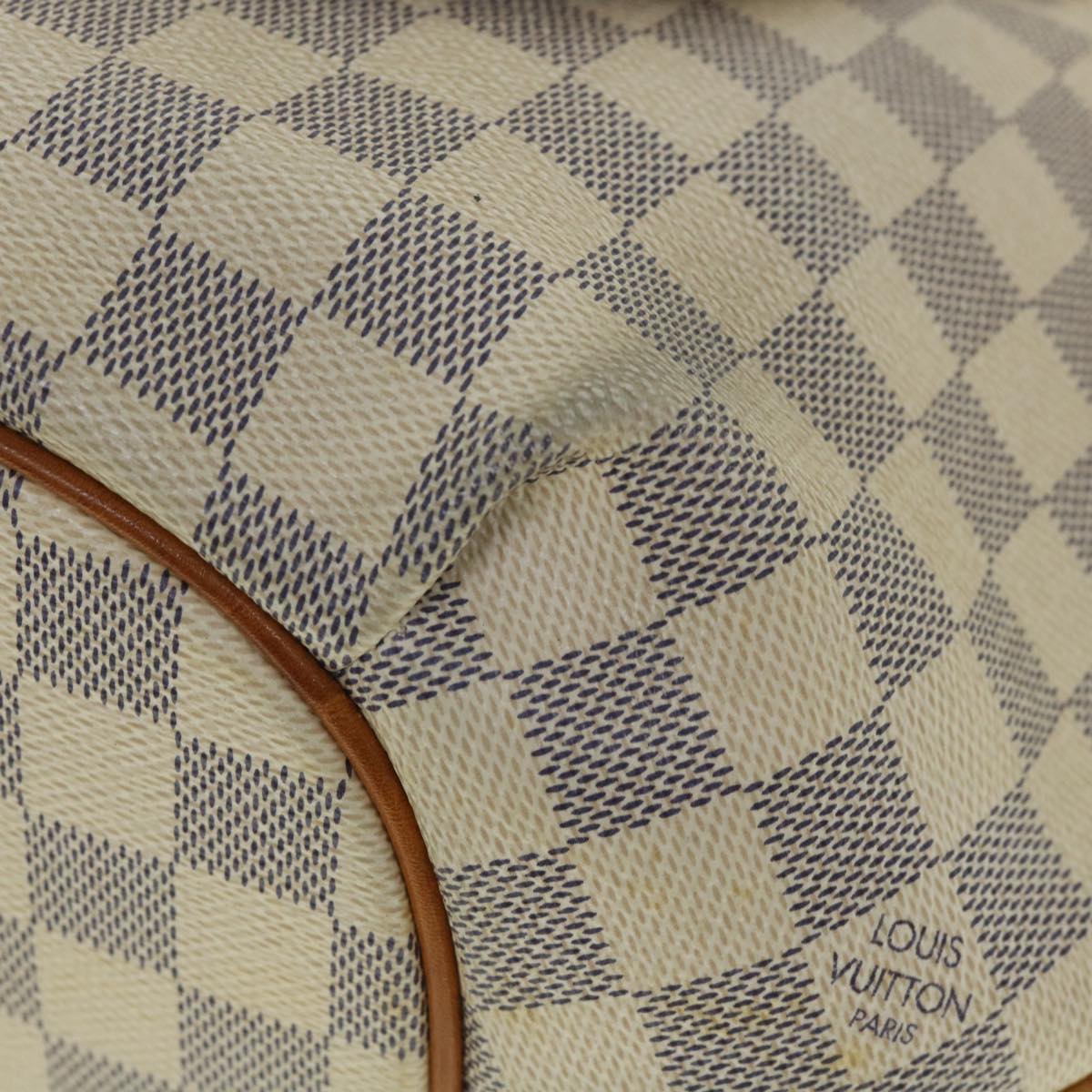 LOUIS VUITTON Damier Azur Riviera PM Tote Bag 2way N48250 LV 55321