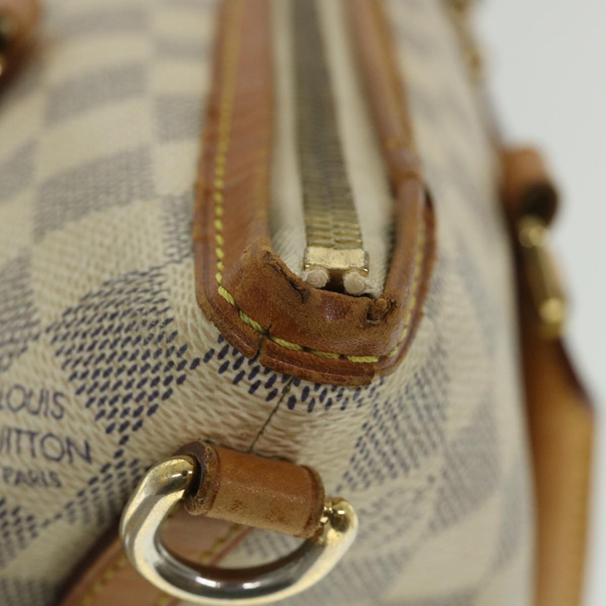 LOUIS VUITTON Damier Azur Riviera PM Tote Bag 2way N48250 LV 55321