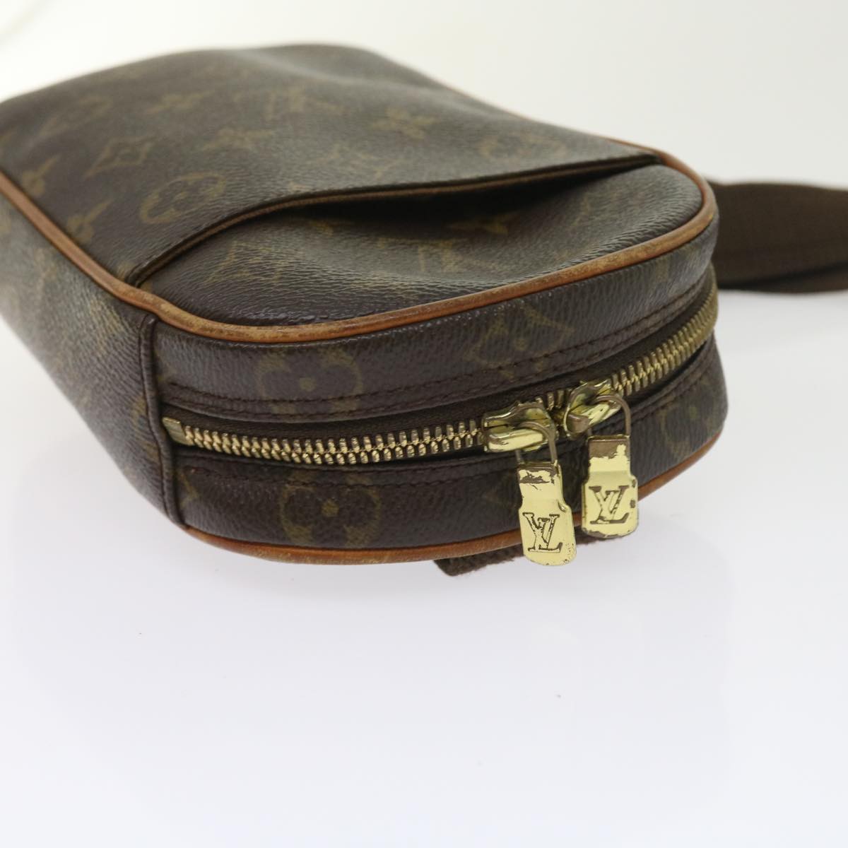 LOUIS VUITTON Monogram Pochette Gange Shoulder Bag M51870 LV 55328