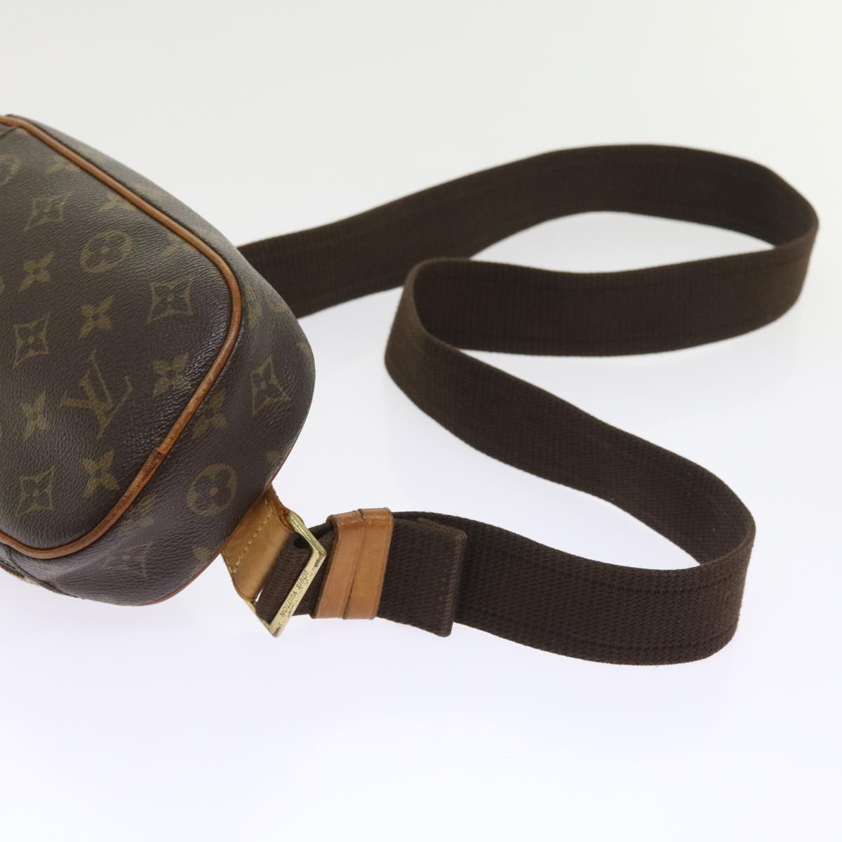 LOUIS VUITTON Monogram Pochette Gange Shoulder Bag M51870 LV 55328