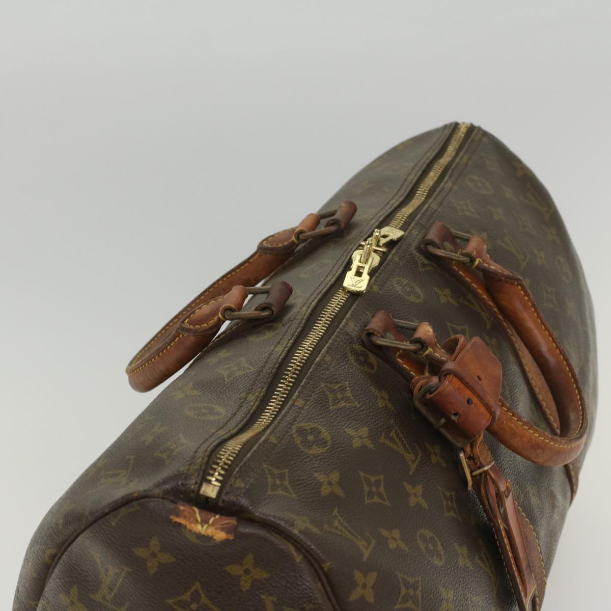 LOUIS VUITTON Monogram Keepall 45 Boston Bag M41428 LV 55342
