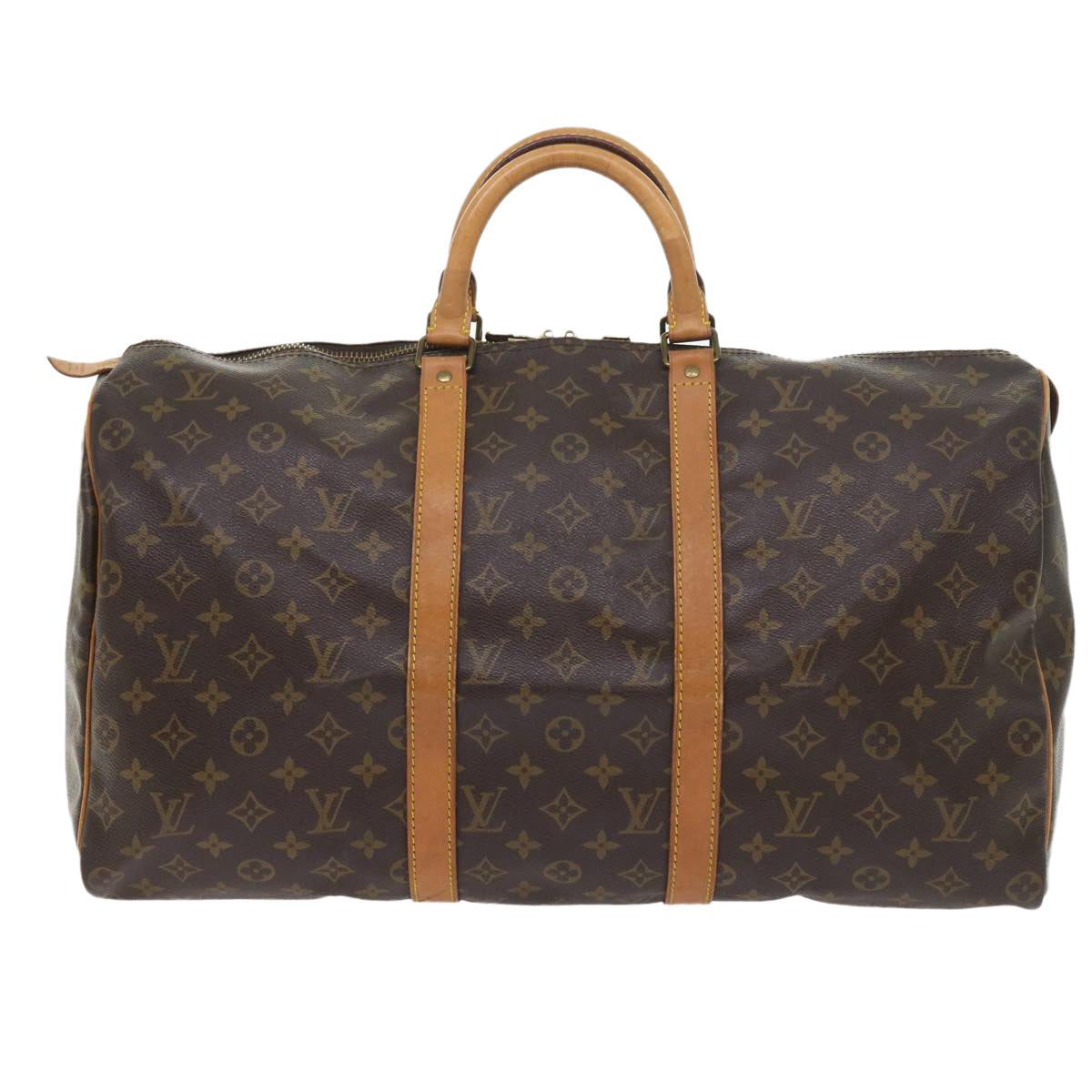 LOUIS VUITTON Monogram Keepall 50 Boston Bag M41426 LV 55344