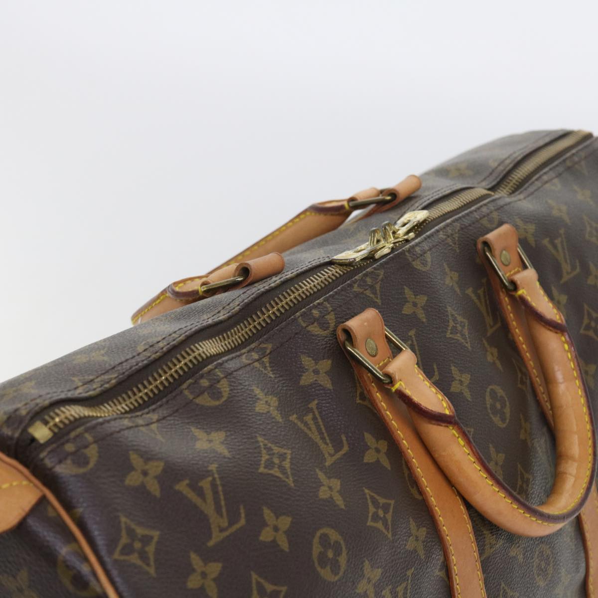 LOUIS VUITTON Monogram Keepall 50 Boston Bag M41426 LV 55344