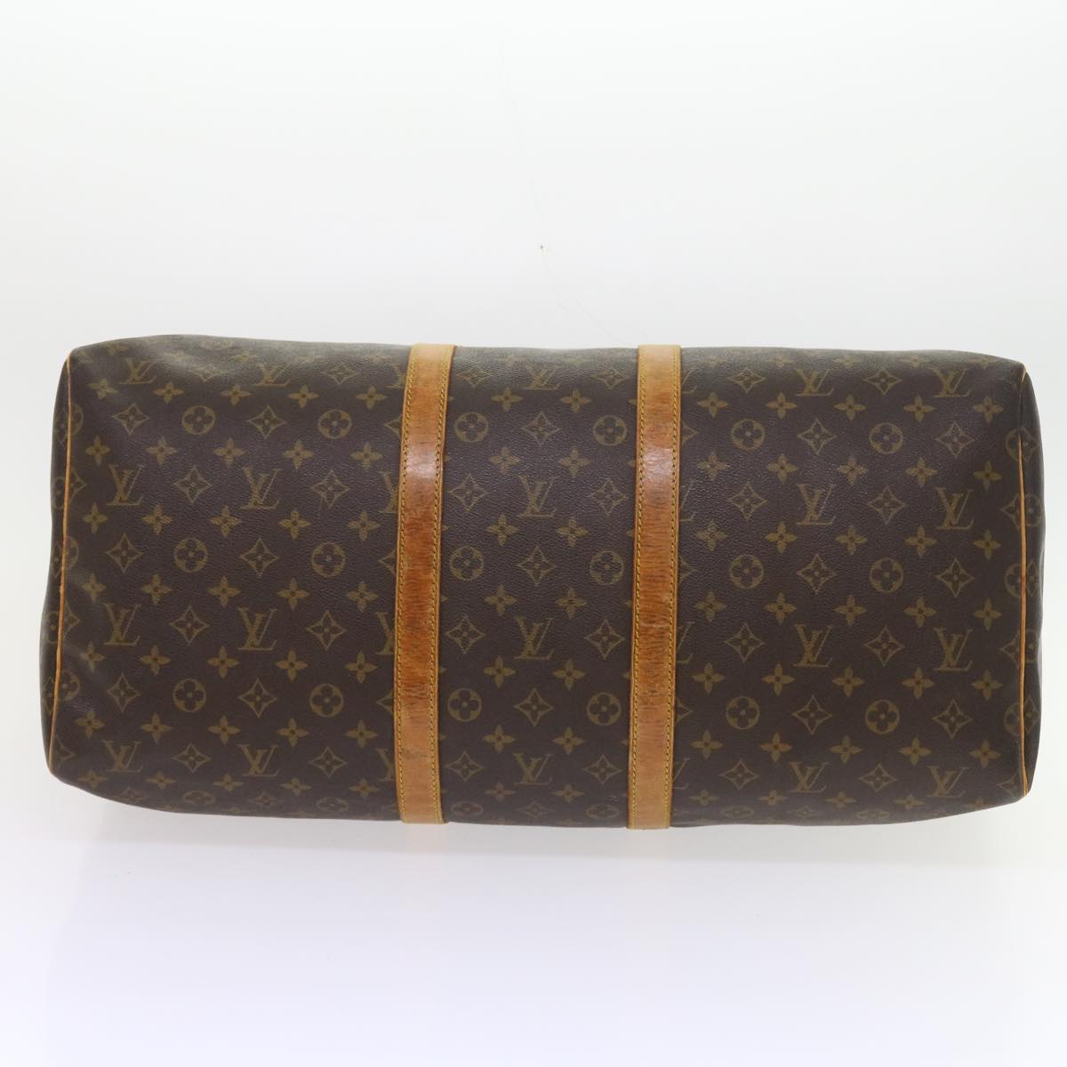 LOUIS VUITTON Monogram Keepall 55 Boston Bag M41424 LV 55347