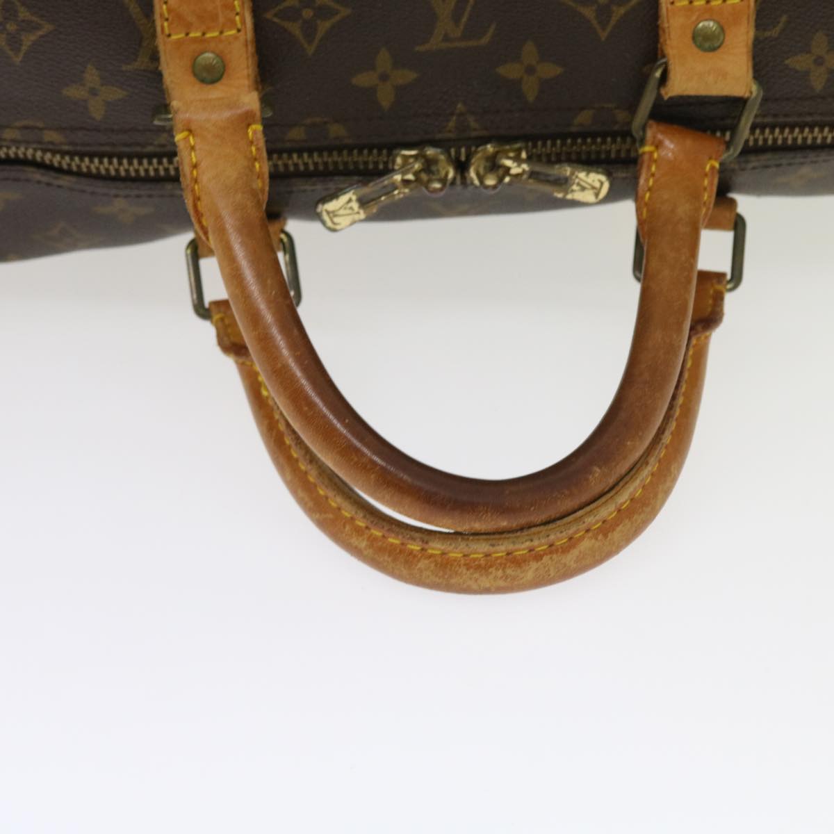 LOUIS VUITTON Monogram Keepall 55 Boston Bag M41424 LV 55347