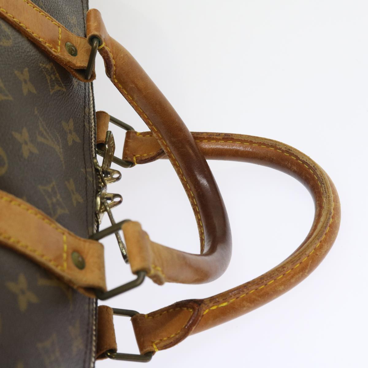 LOUIS VUITTON Monogram Keepall 55 Boston Bag M41424 LV 55347
