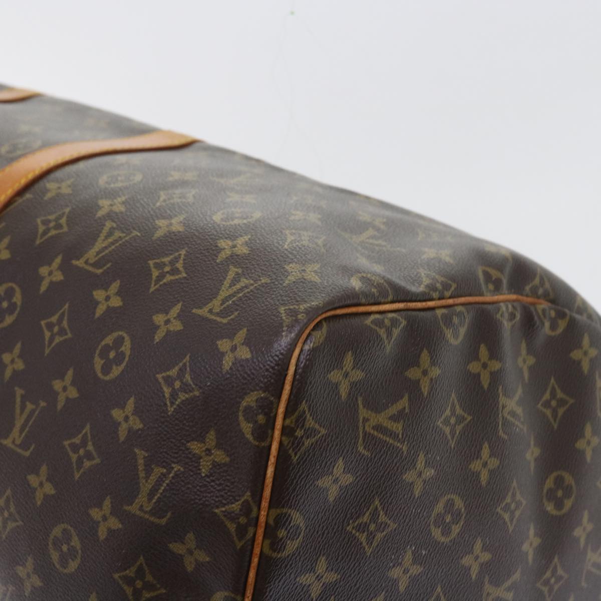 LOUIS VUITTON Monogram Keepall 55 Boston Bag M41424 LV 55348
