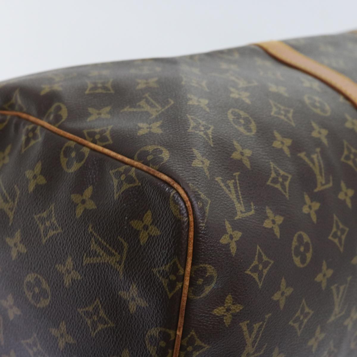 LOUIS VUITTON Monogram Keepall 55 Boston Bag M41424 LV 55348