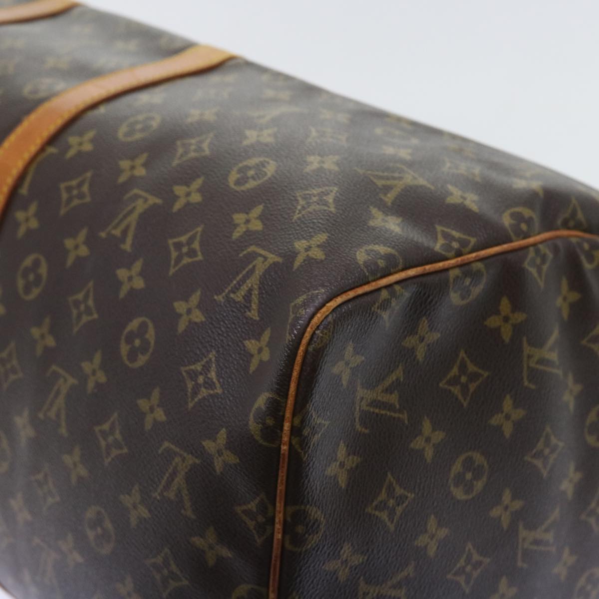 LOUIS VUITTON Monogram Keepall 55 Boston Bag M41424 LV 55348