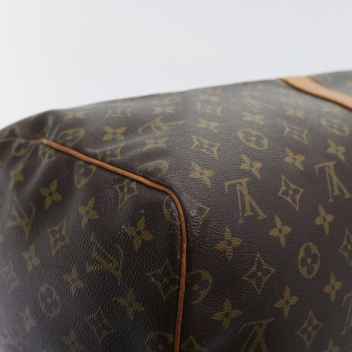 LOUIS VUITTON Monogram Keepall 55 Boston Bag M41424 LV 55348