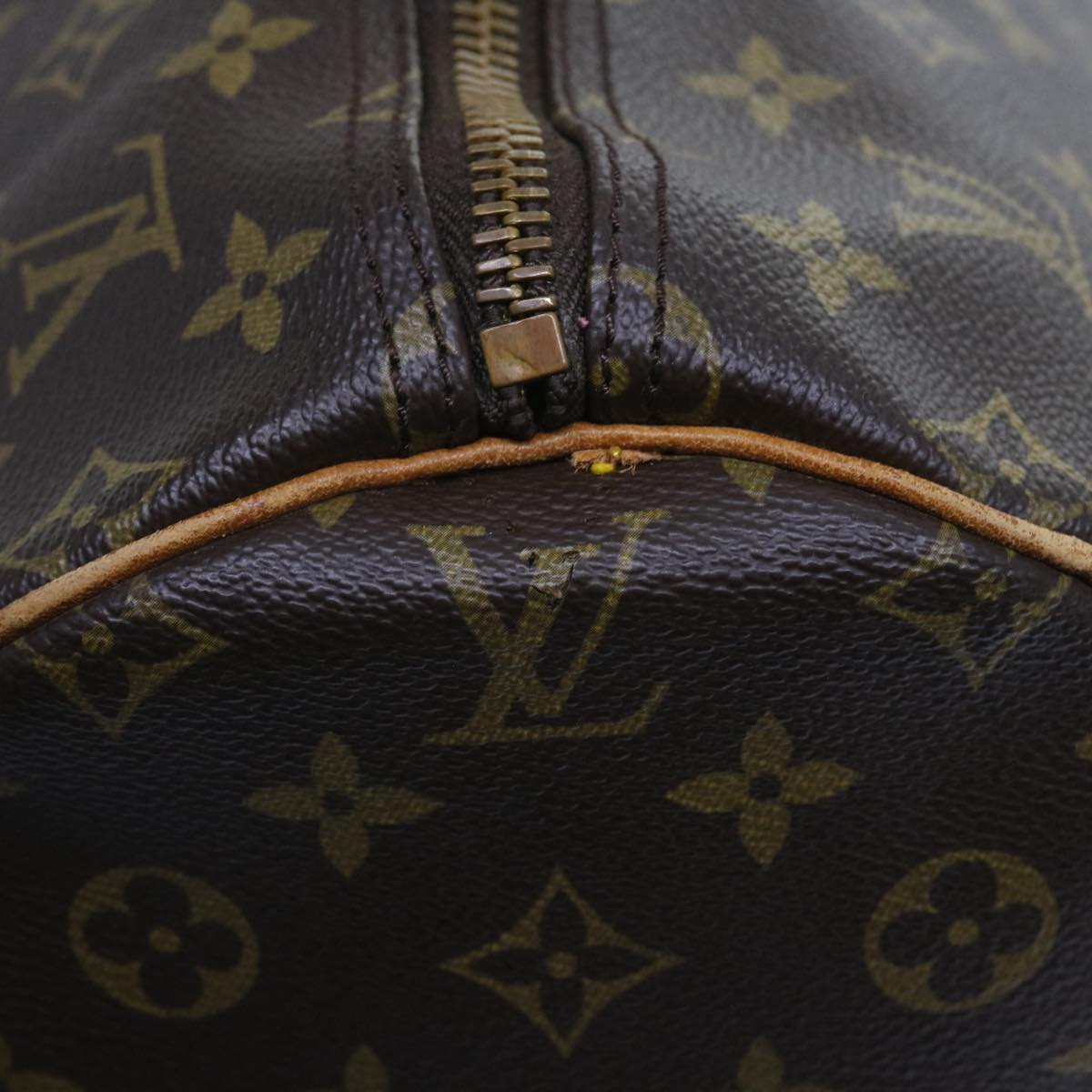 LOUIS VUITTON Monogram Keepall 55 Boston Bag M41424 LV 55348