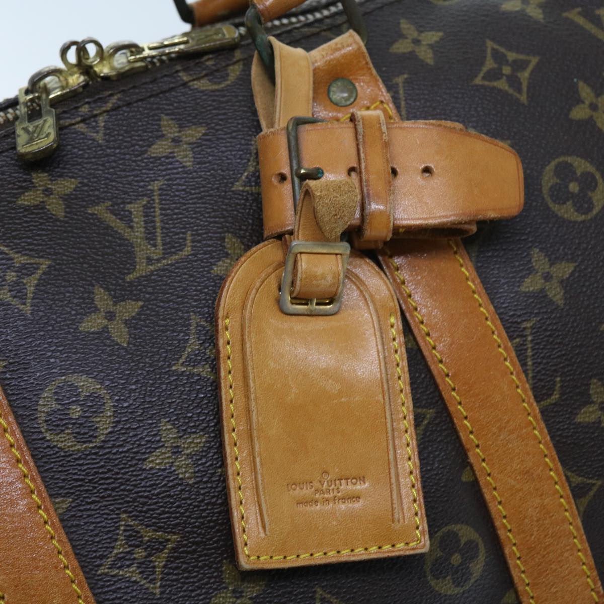 LOUIS VUITTON Monogram Keepall 55 Boston Bag M41424 LV 55348
