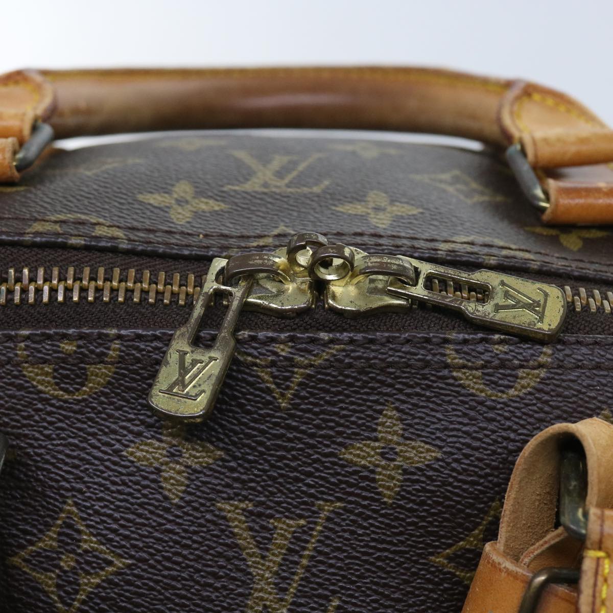 LOUIS VUITTON Monogram Keepall 55 Boston Bag M41424 LV 55348