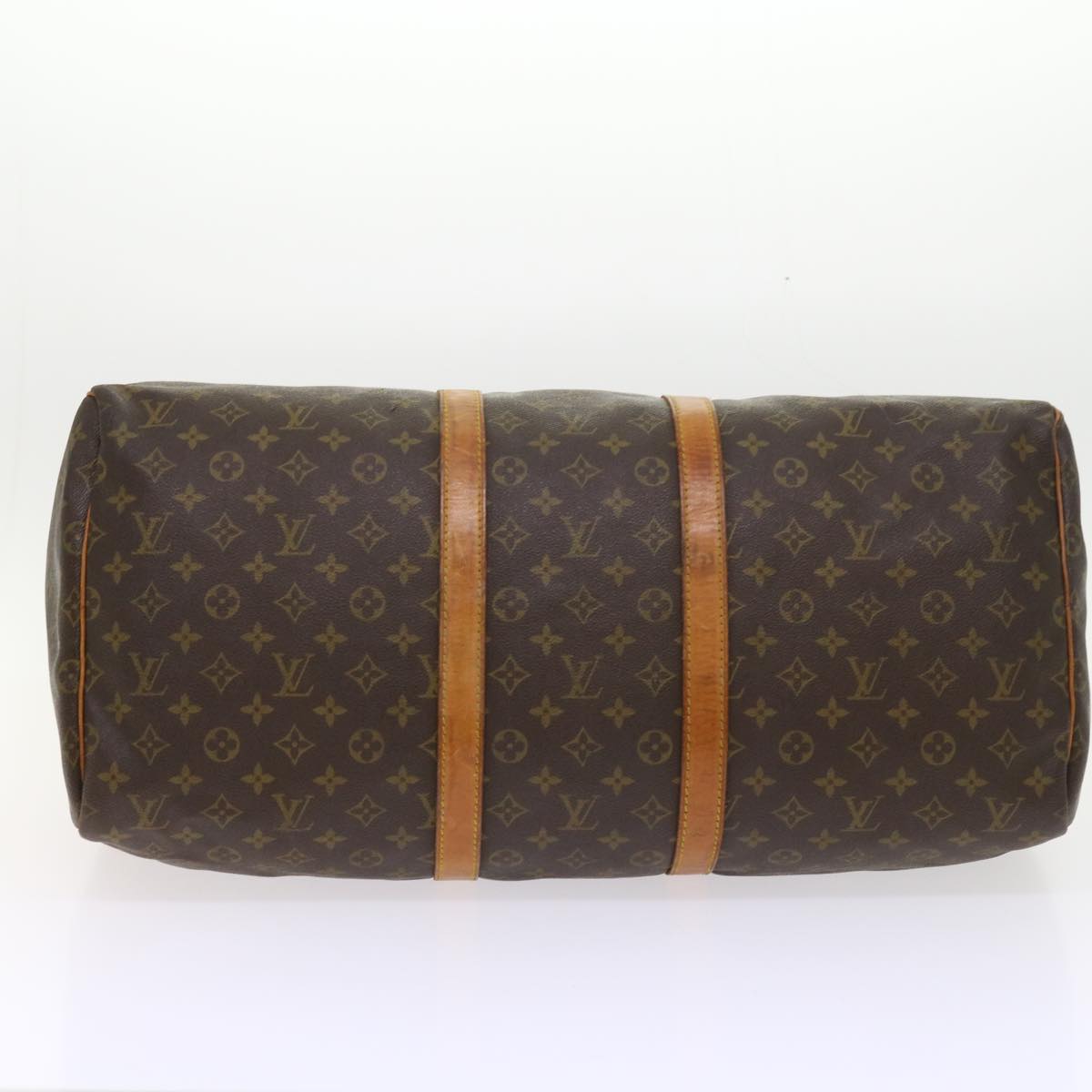 LOUIS VUITTON Monogram Keepall 55 Boston Bag M41424 LV 55349