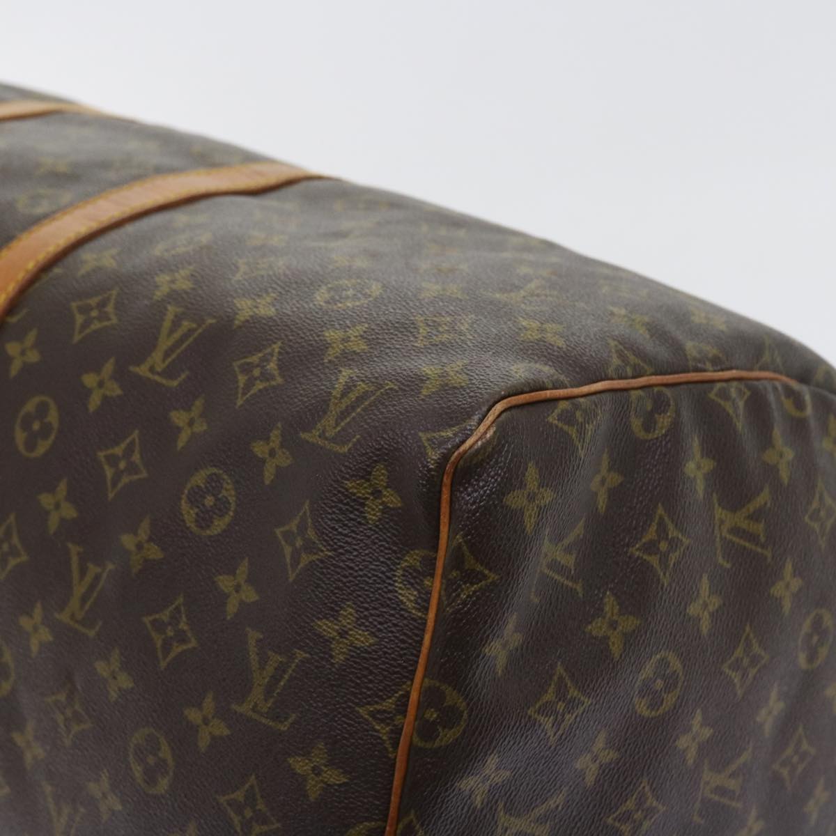 LOUIS VUITTON Monogram Keepall 55 Boston Bag M41424 LV 55349