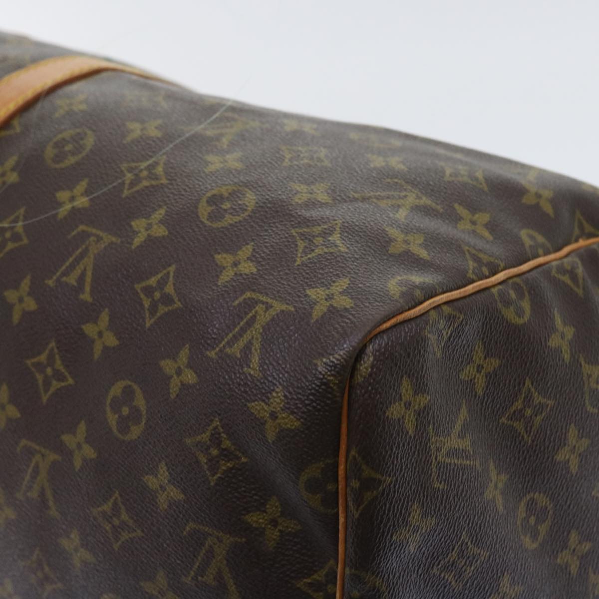 LOUIS VUITTON Monogram Keepall 55 Boston Bag M41424 LV 55349