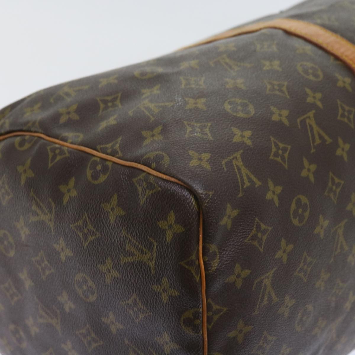 LOUIS VUITTON Monogram Keepall 55 Boston Bag M41424 LV 55349