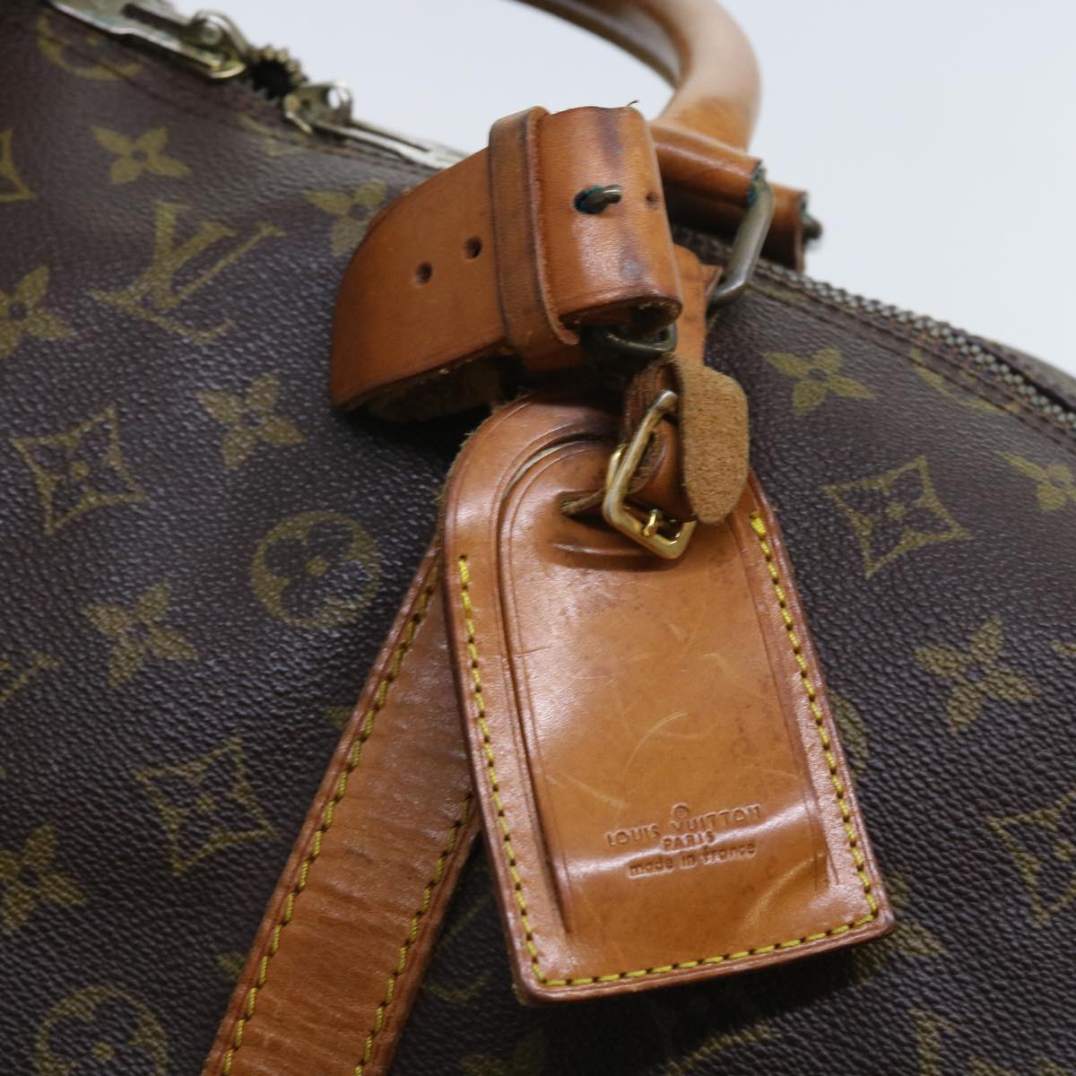 LOUIS VUITTON Monogram Keepall 55 Boston Bag M41424 LV 55349