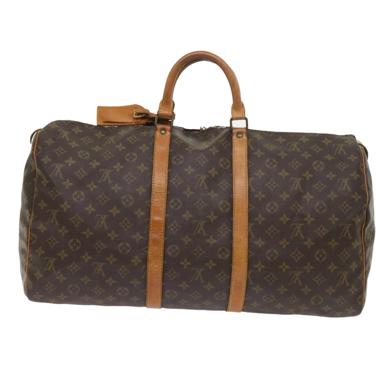 LOUIS VUITTON Monogram Keepall 55 Boston Bag M41424 LV 55349
