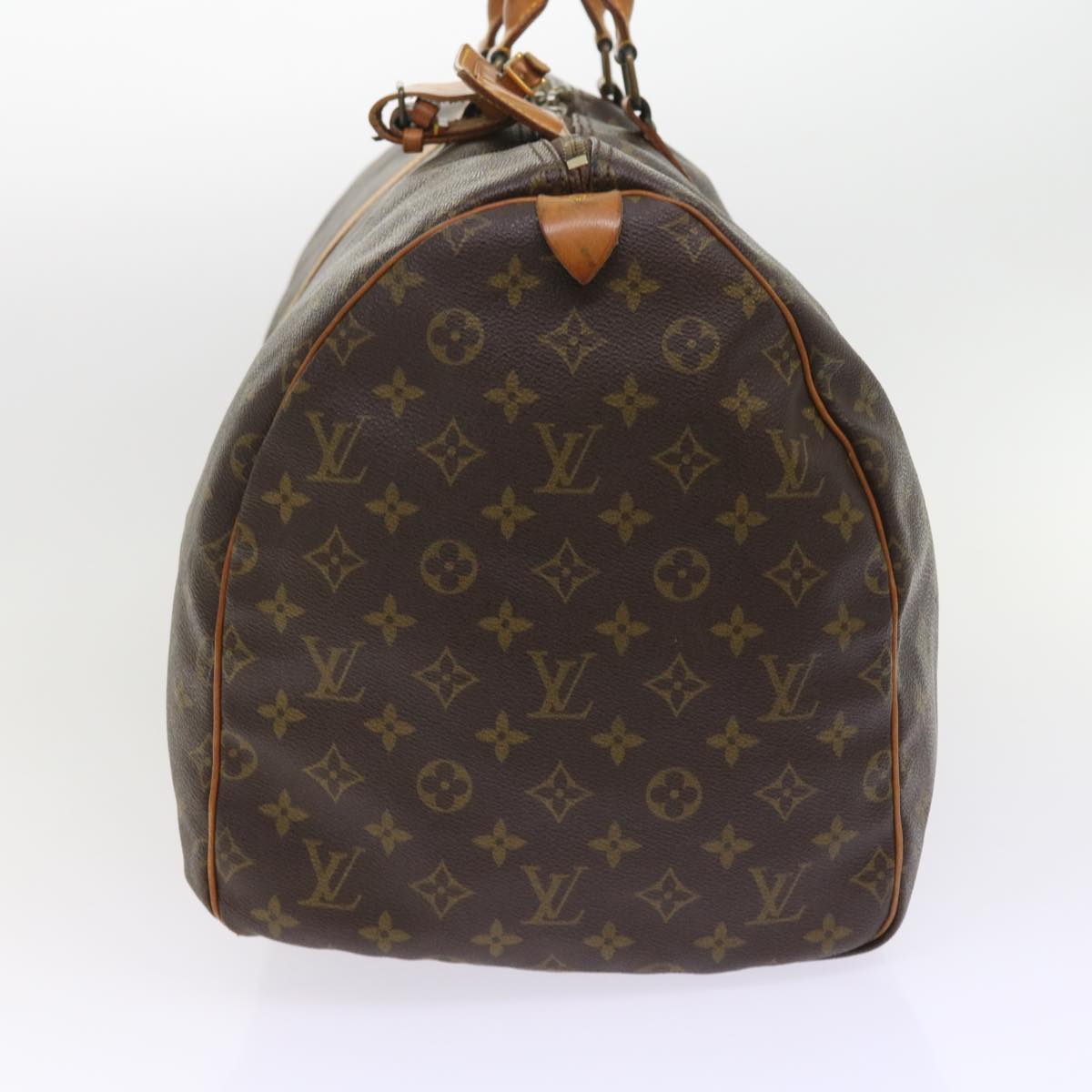 LOUIS VUITTON Monogram Keepall 55 Boston Bag M41424 LV 55349