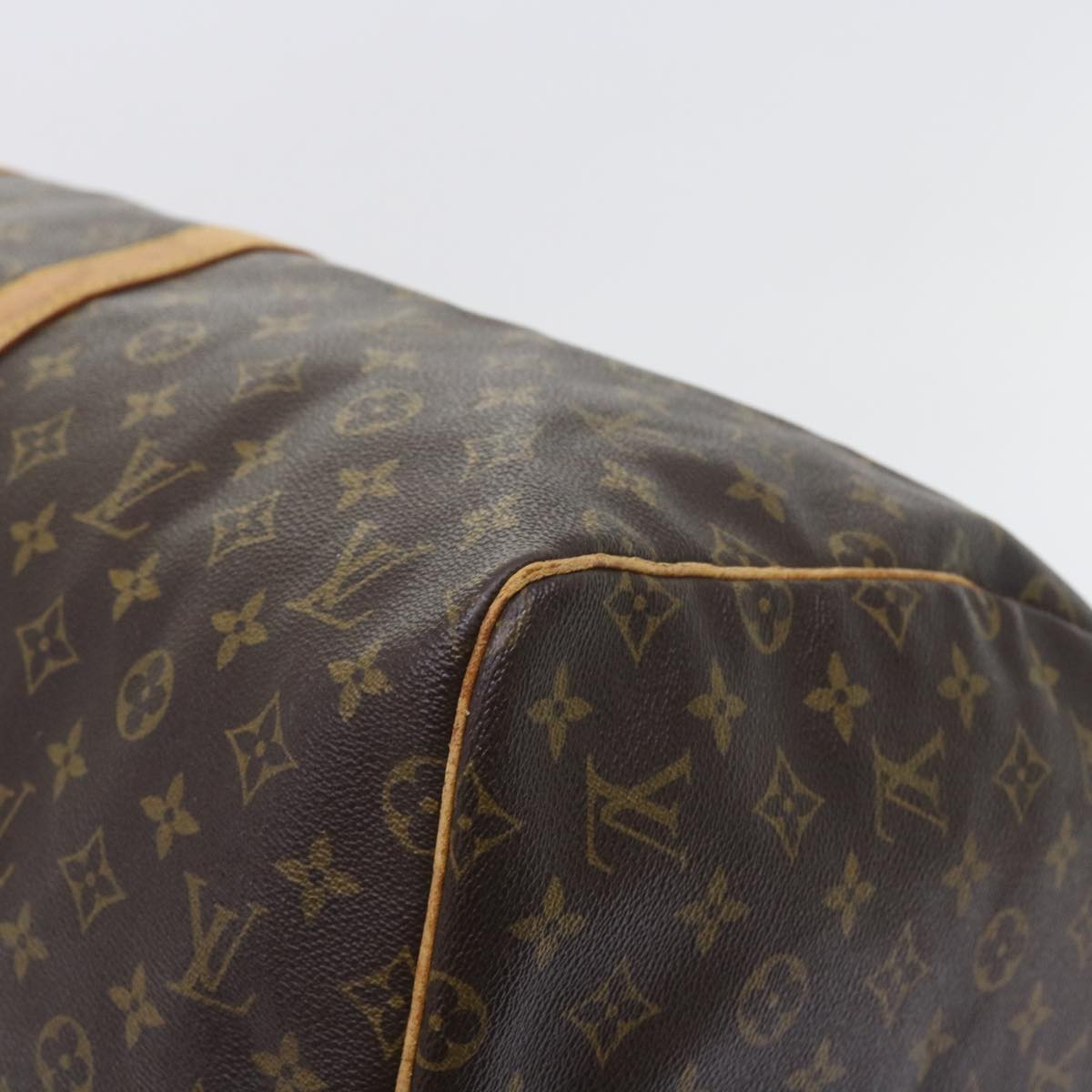 LOUIS VUITTON Monogram Keepall 55 Boston Bag M41424 LV 55350