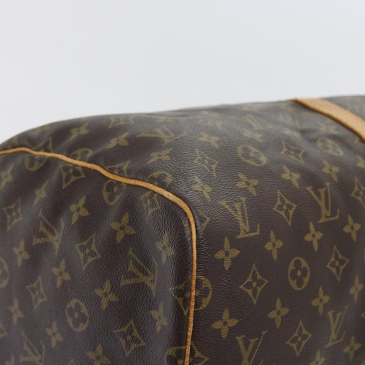 LOUIS VUITTON Monogram Keepall 55 Boston Bag M41424 LV 55350