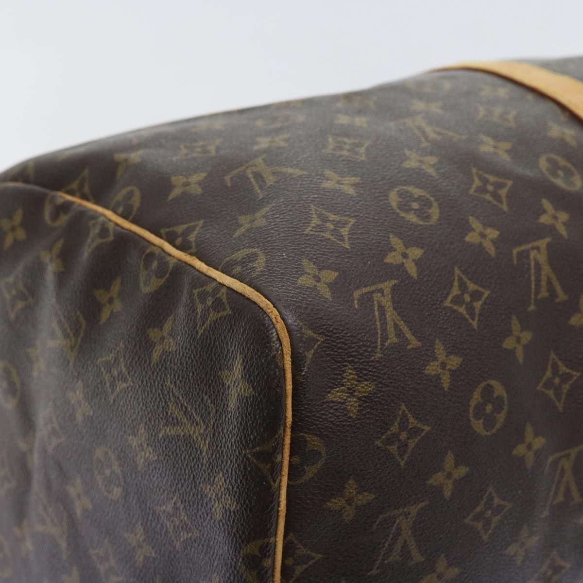 LOUIS VUITTON Monogram Keepall 55 Boston Bag M41424 LV 55350
