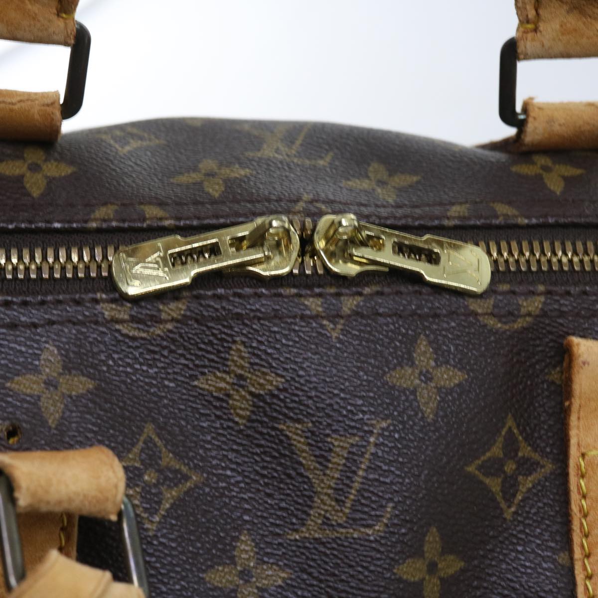 LOUIS VUITTON Monogram Keepall 55 Boston Bag M41424 LV 55350