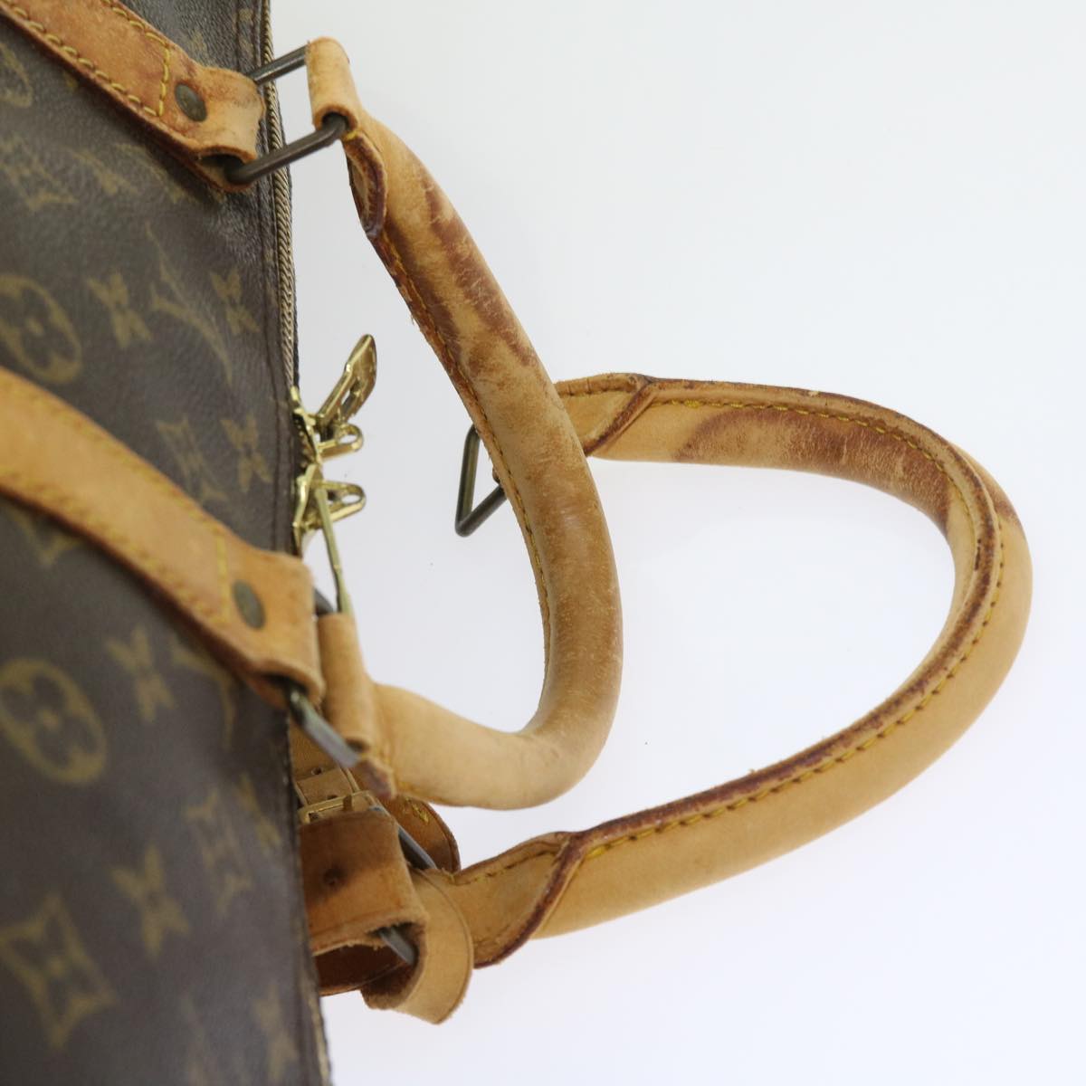 LOUIS VUITTON Monogram Keepall 55 Boston Bag M41424 LV 55350
