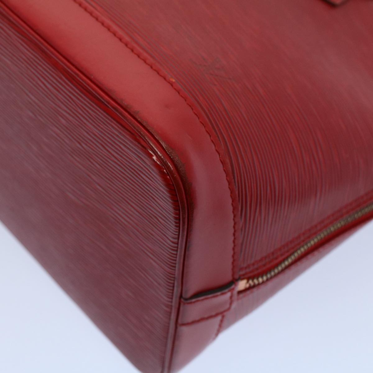 LOUIS VUITTON Epi Alma Hand Bag Castilian Red M52147 LV 55355