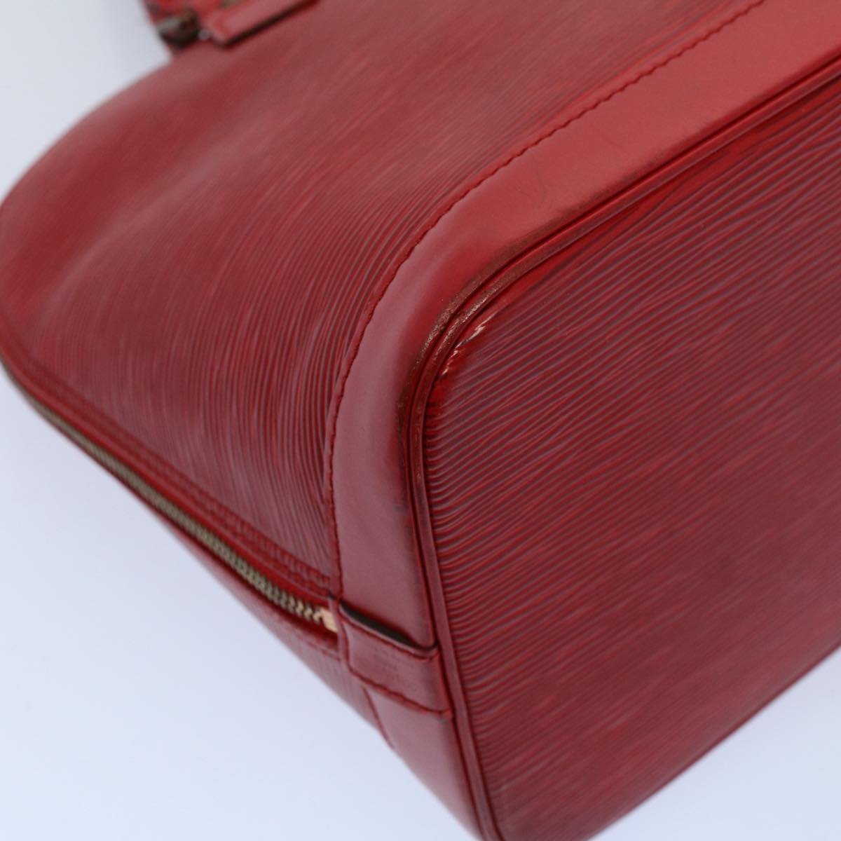 LOUIS VUITTON Epi Alma Hand Bag Castilian Red M52147 LV 55355