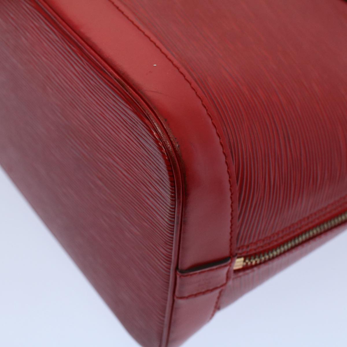 LOUIS VUITTON Epi Alma Hand Bag Castilian Red M52147 LV 55355