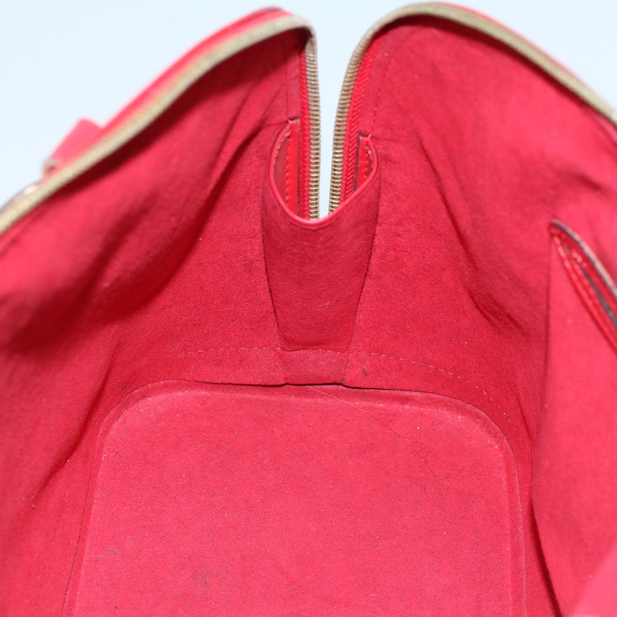 LOUIS VUITTON Epi Alma Hand Bag Castilian Red M52147 LV 55355