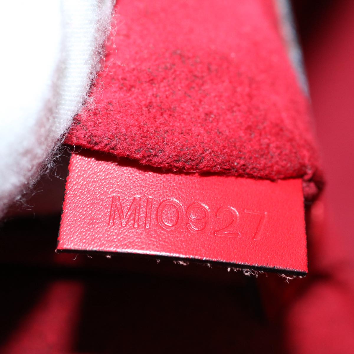 LOUIS VUITTON Epi Alma Hand Bag Castilian Red M52147 LV 55355