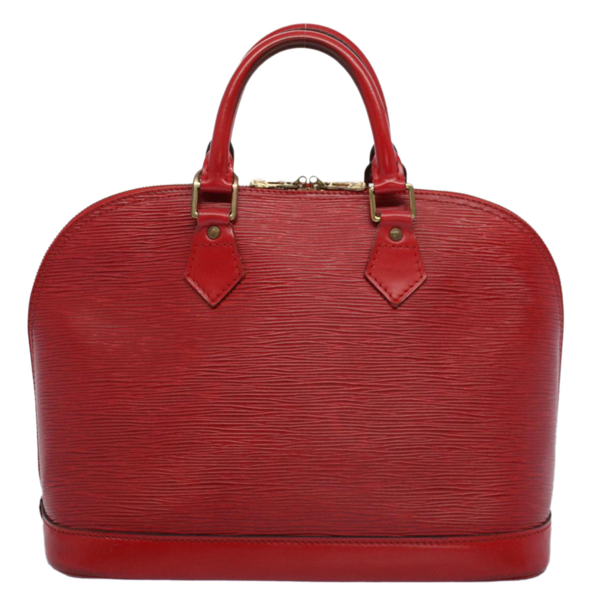 LOUIS VUITTON Epi Alma Hand Bag Castilian Red M52147 LV 55355