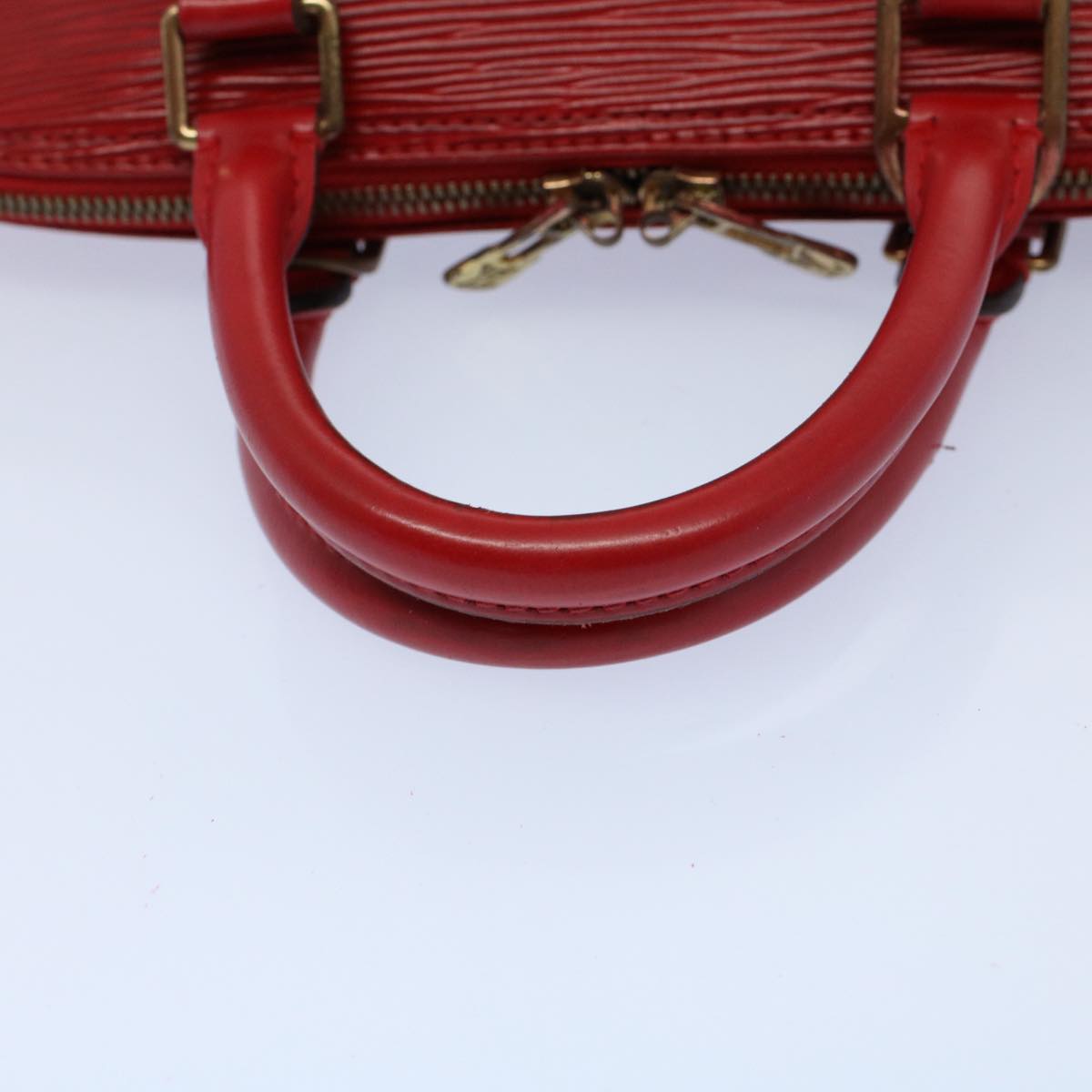 LOUIS VUITTON Epi Alma Hand Bag Castilian Red M52147 LV 55355