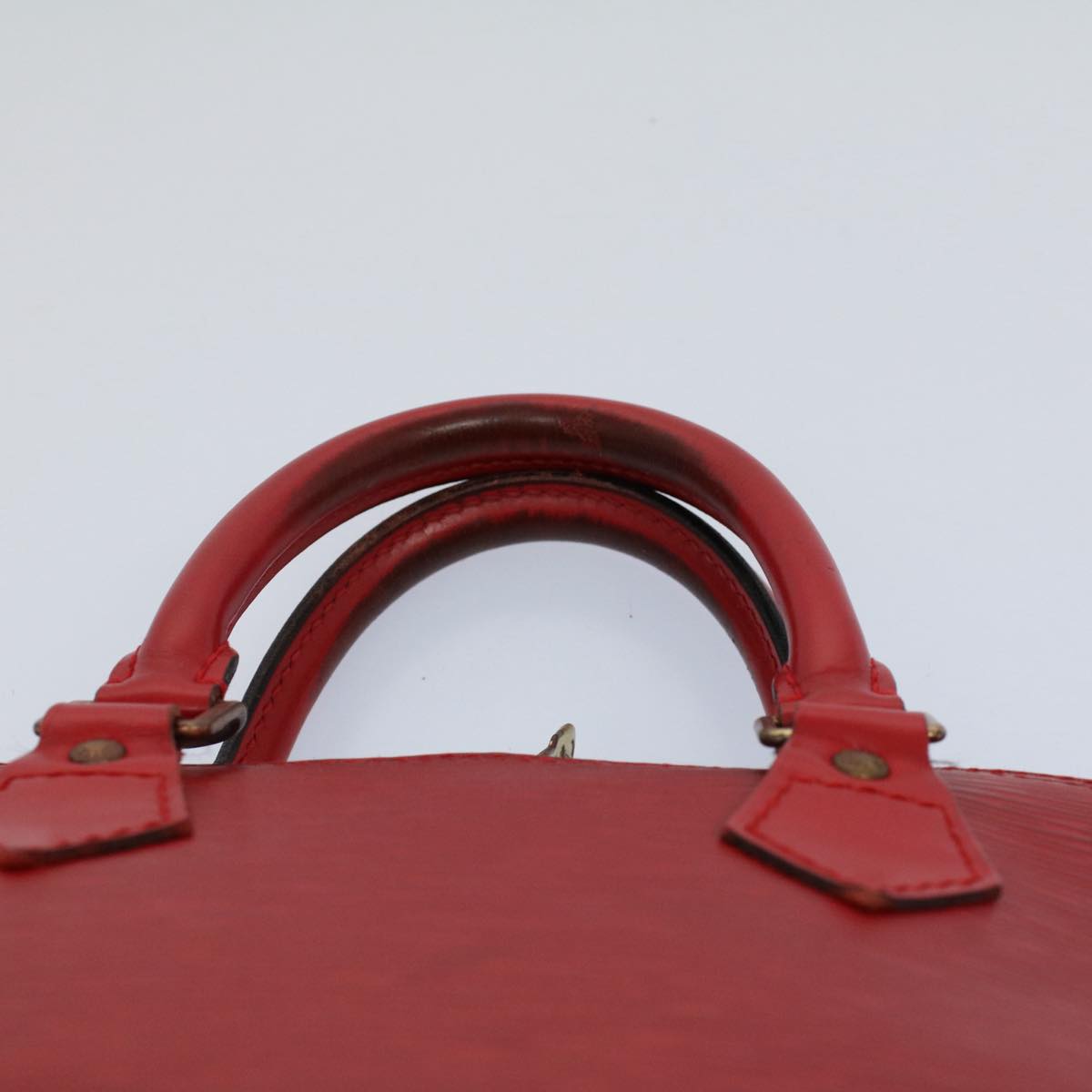LOUIS VUITTON Epi Alma Hand Bag Castilian Red M52147 LV 55355